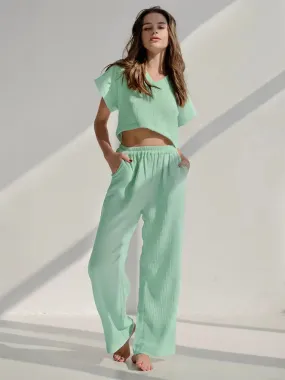 2 Piece Set Loose Pajamas for Women