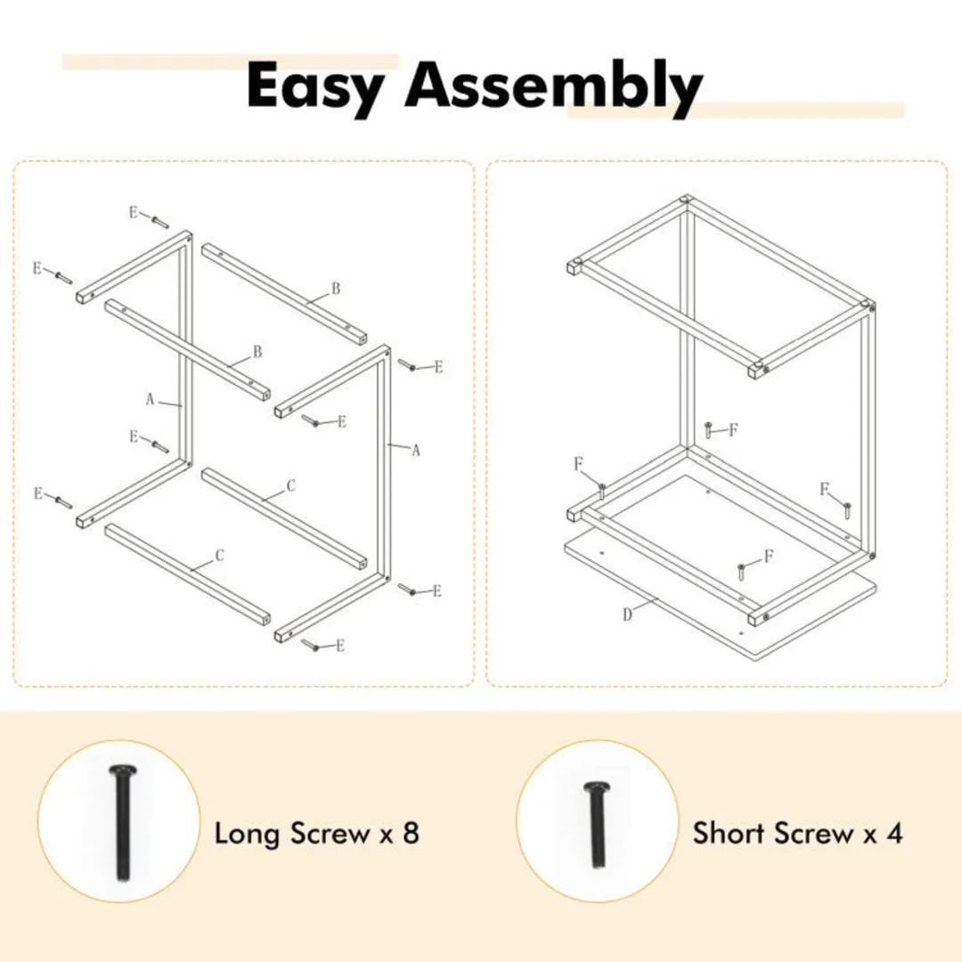 26 Inch Beside Sofa Laptop Holder End Stand Desk