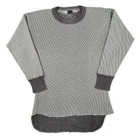 70s Hanes Overdyed Waffle Knit Thermal- M