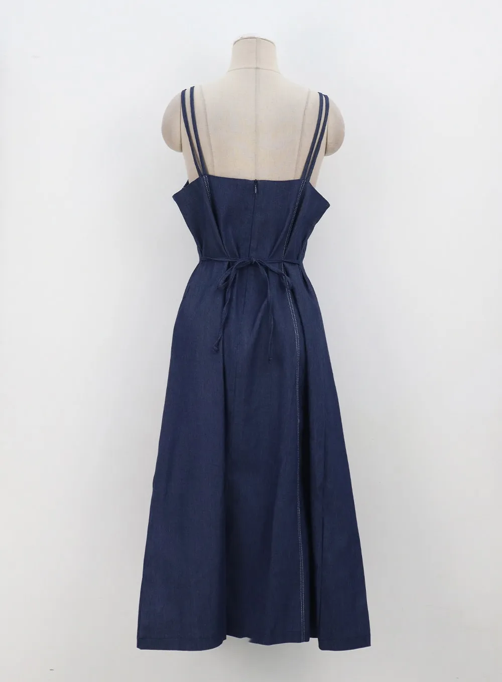 A-Line Denim Maxi Dress OA320