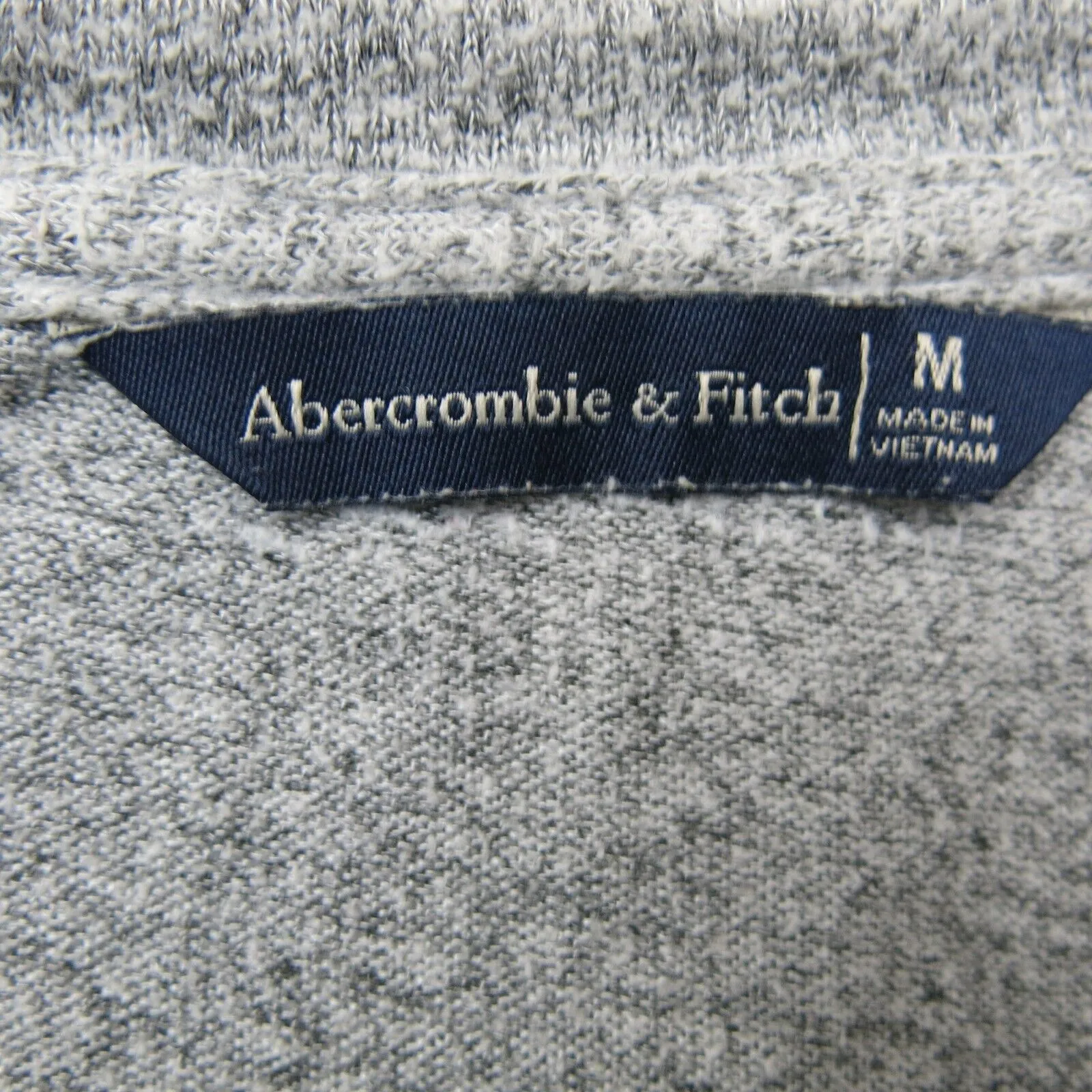 Abercrombie & Fitch Womens Graphic T Shirt Top Short Sleeves Heather Gray Size M