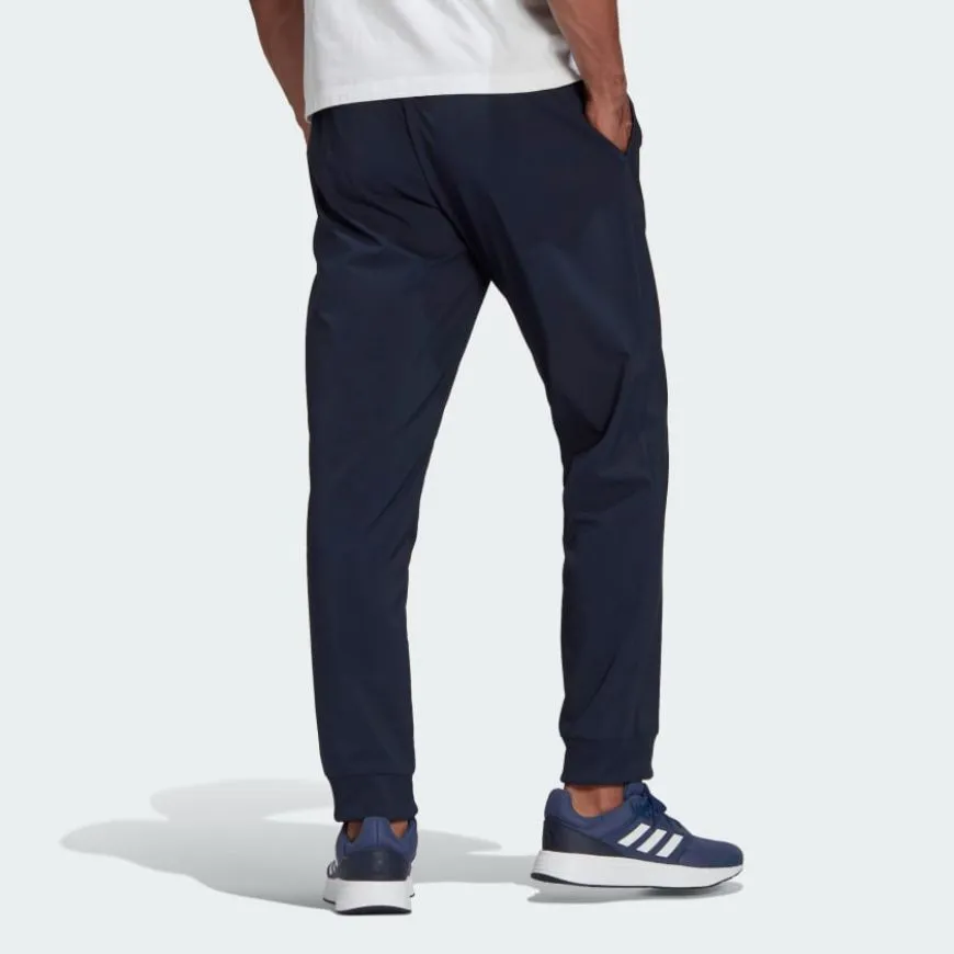 Adidas Essentials Stanford Tapered Cuff Embroidered Small Logo Men Lifestyle Pant Legend Ink