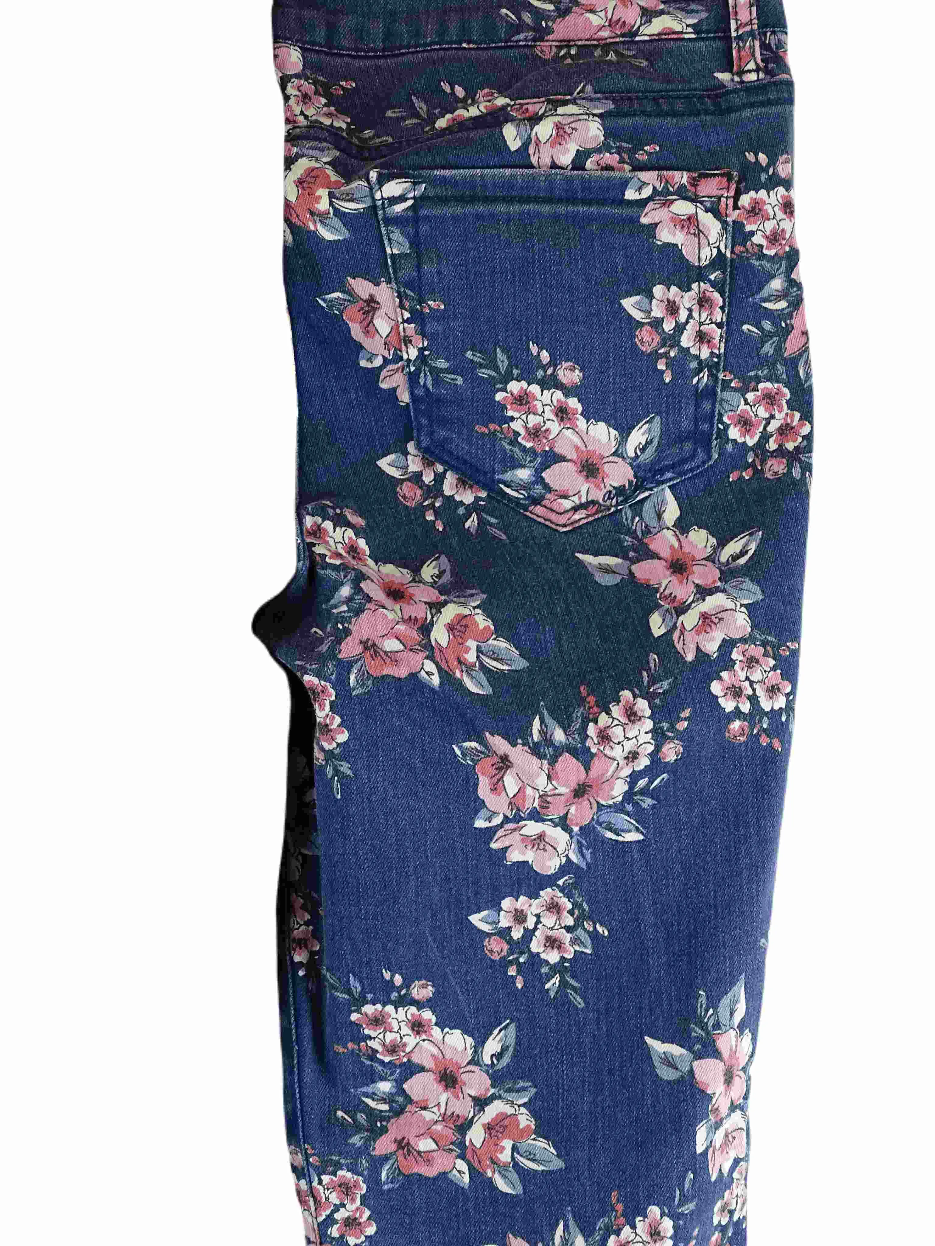 Aeropostale Blue Floral Pants 12