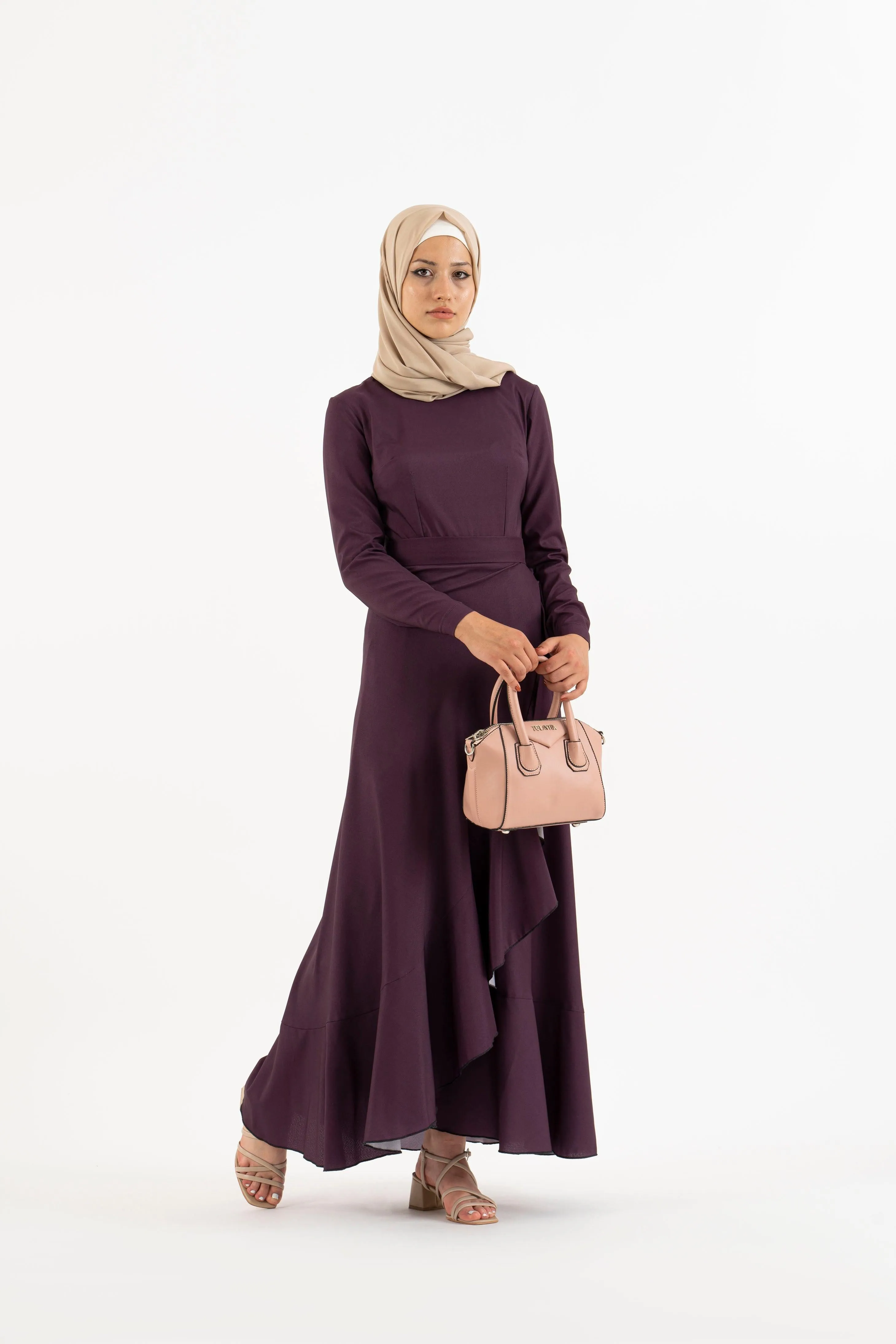 Aubergine Long Dress