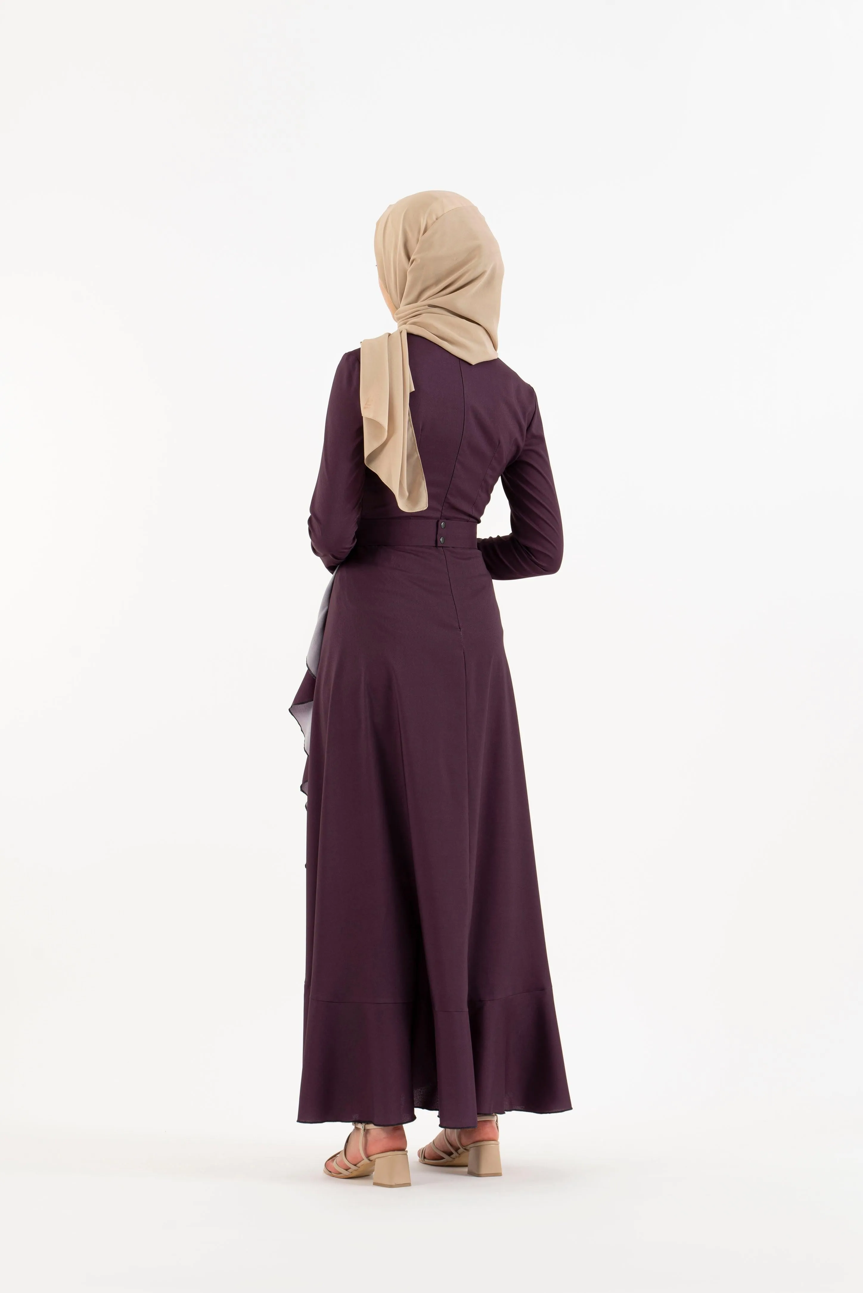 Aubergine Long Dress