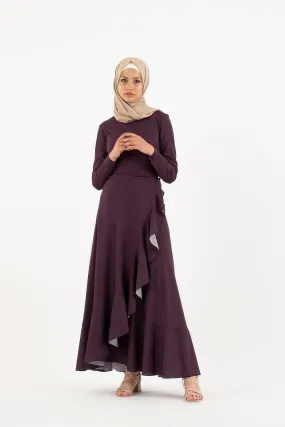 Aubergine Long Dress