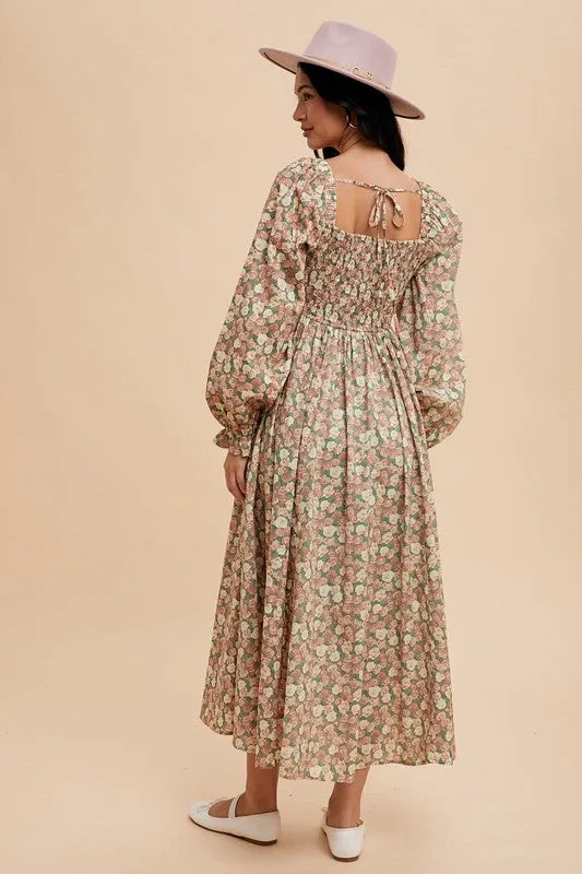 Beth Square Neck Maxi