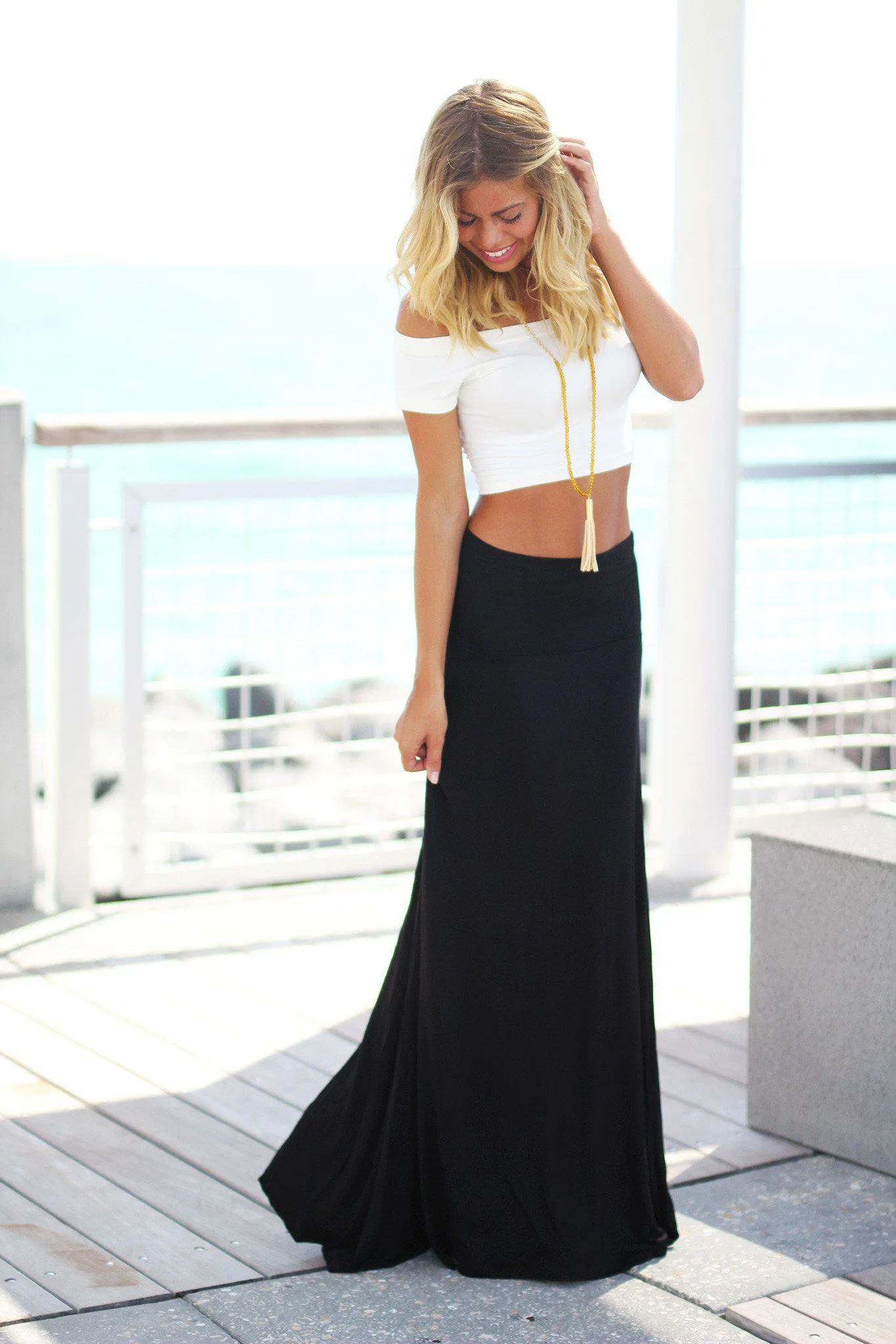 Black Maxi Skirt