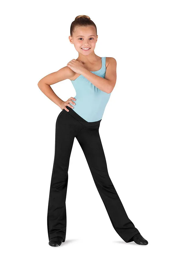 BLOCH CP1608 GIRLS RAQUEL V-FRONT JAZZ PANTS