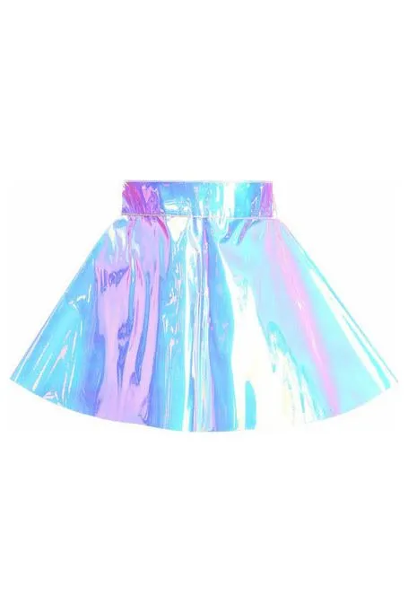 Blue/Purple Holo Skater Skirt