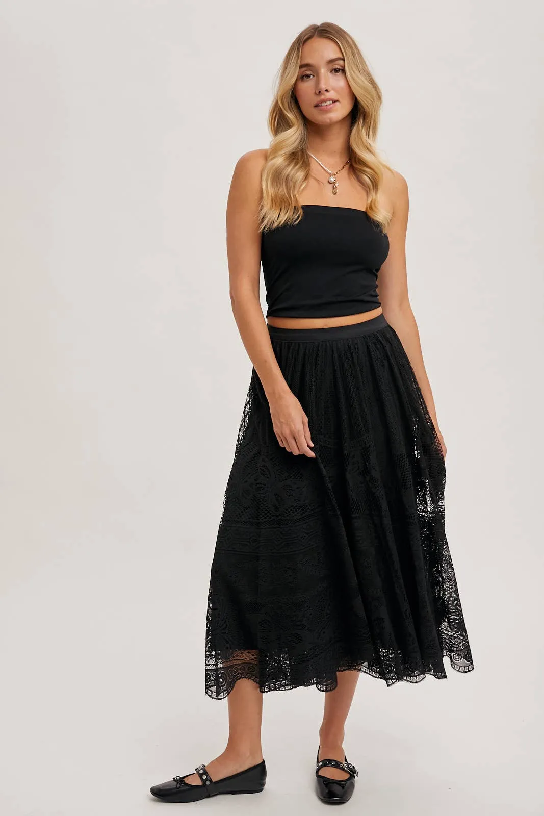 Boho Lace Midi