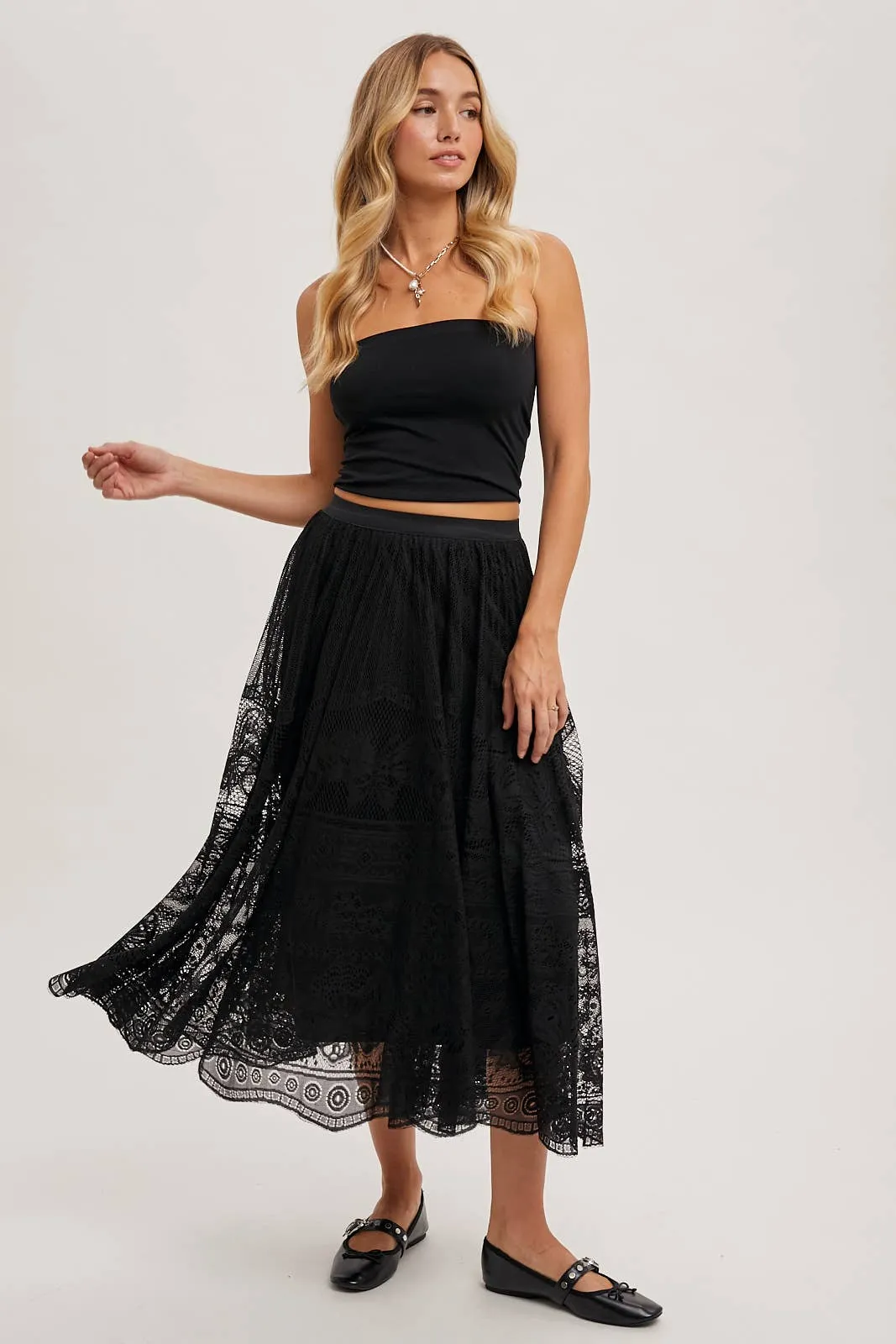 Boho Lace Midi