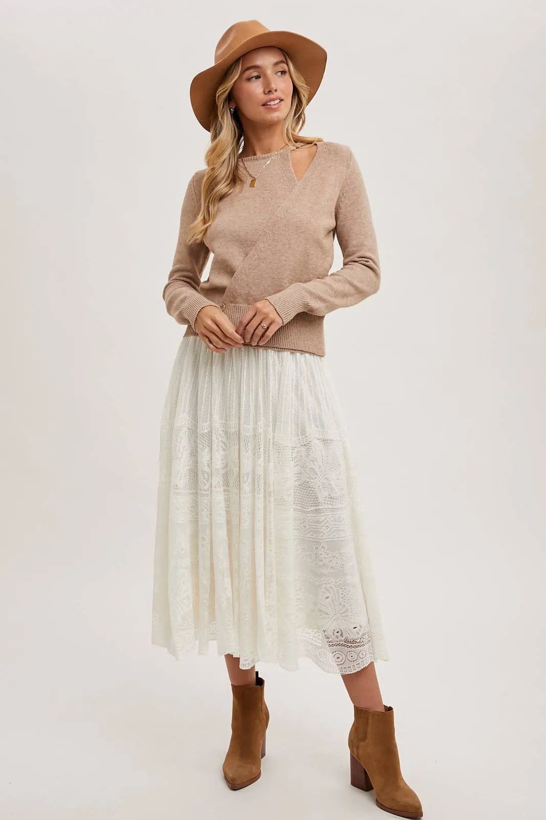 Boho Lace Midi