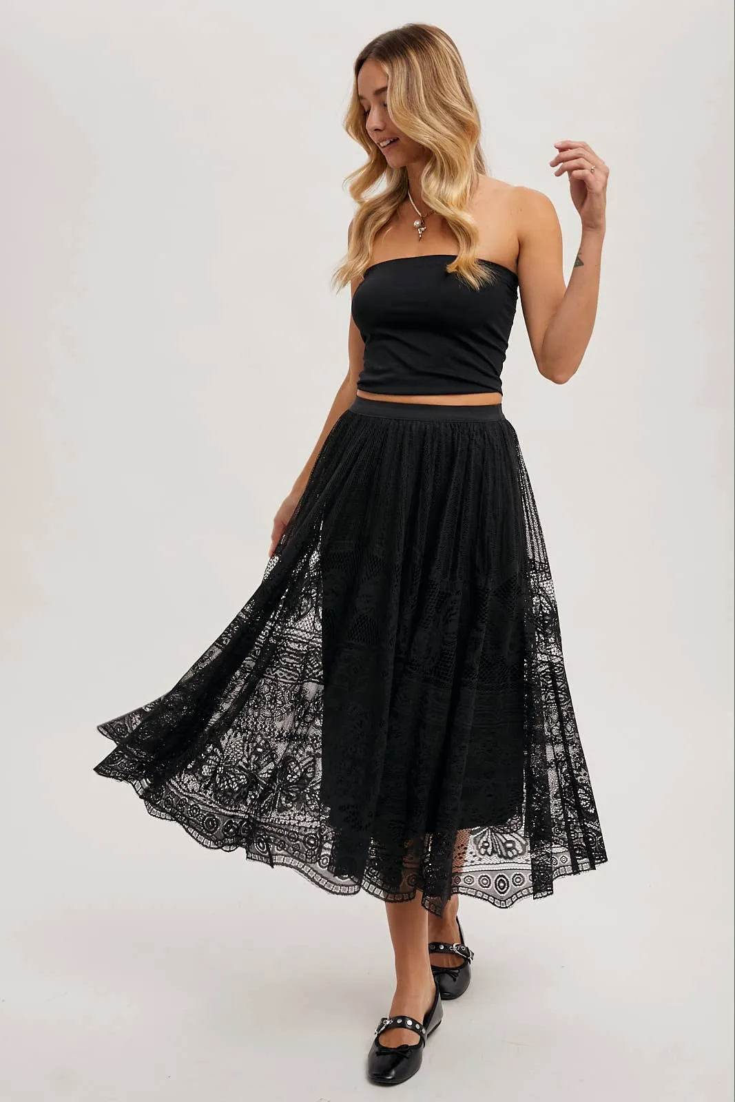 Boho Lace Midi