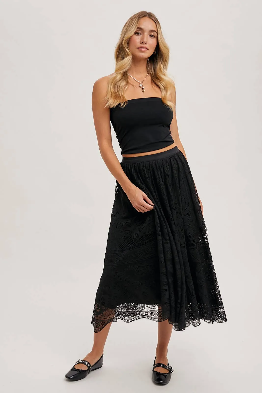 Boho Lace Midi