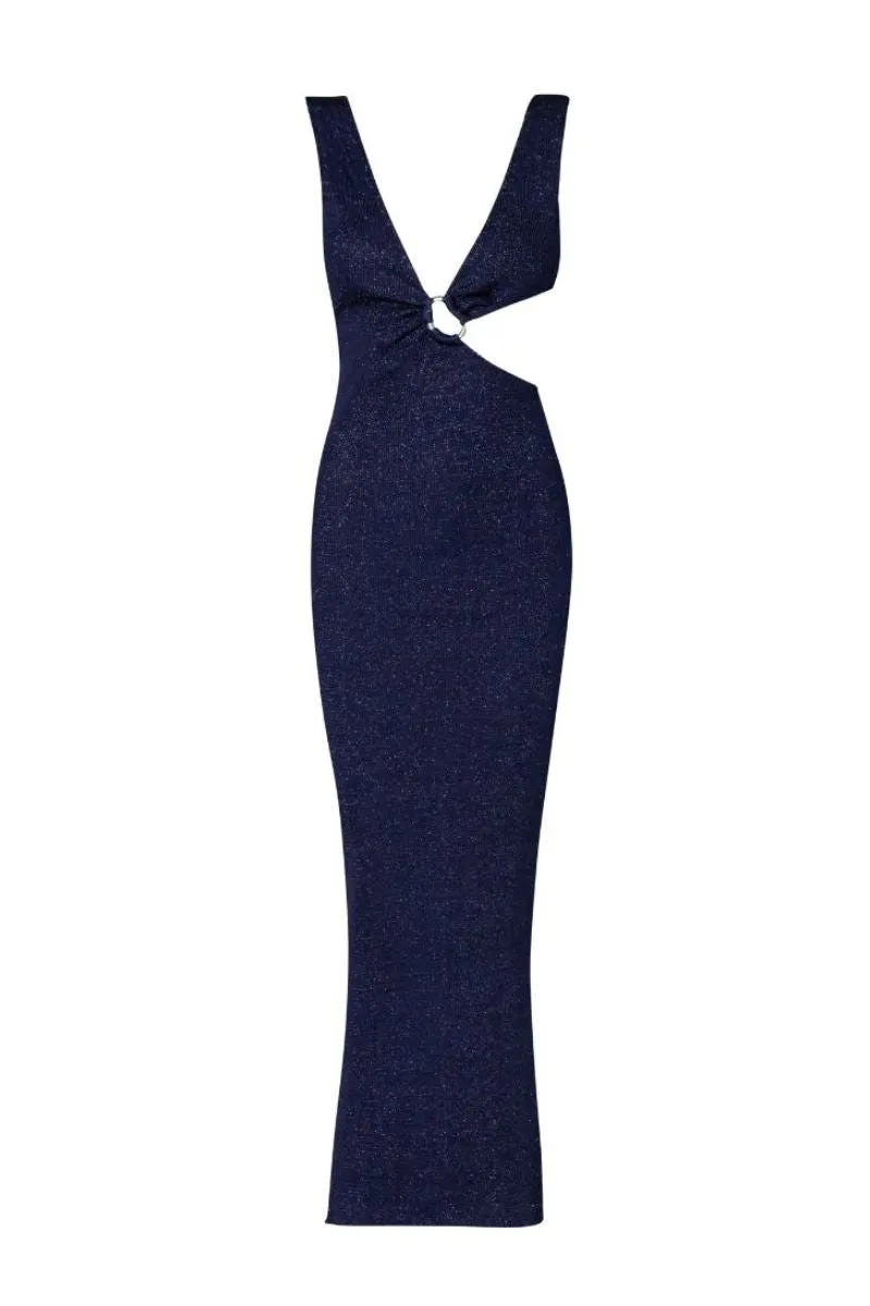 BRIGITTE NOTTE V-NECK MAXI DRESS