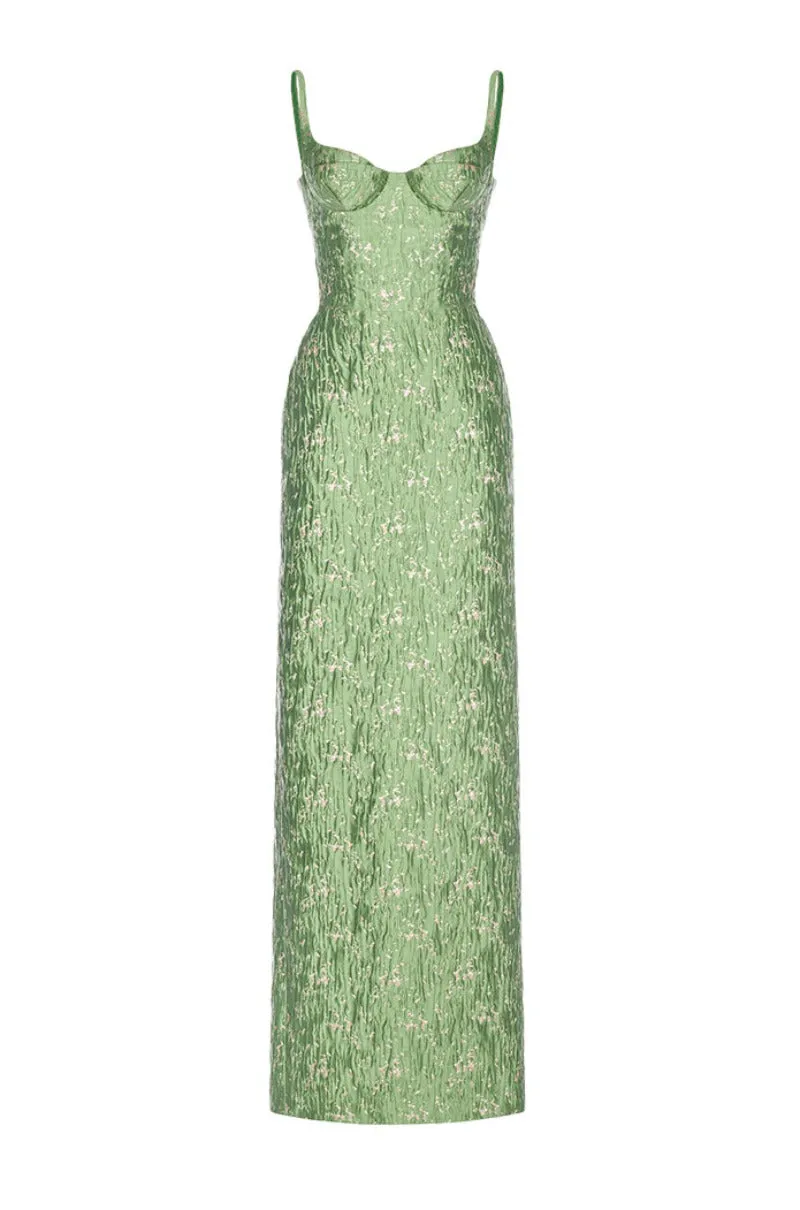 BROCADE BAMBOO DRESS