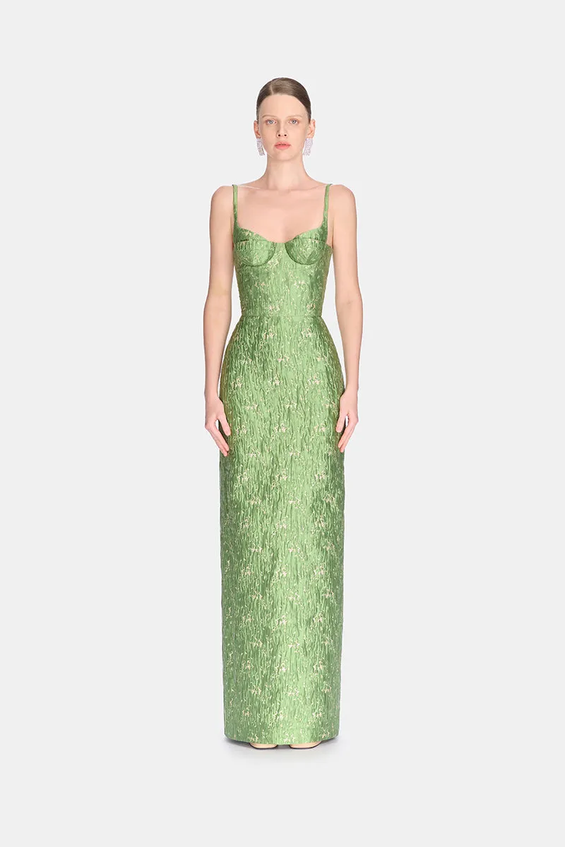 BROCADE BAMBOO DRESS