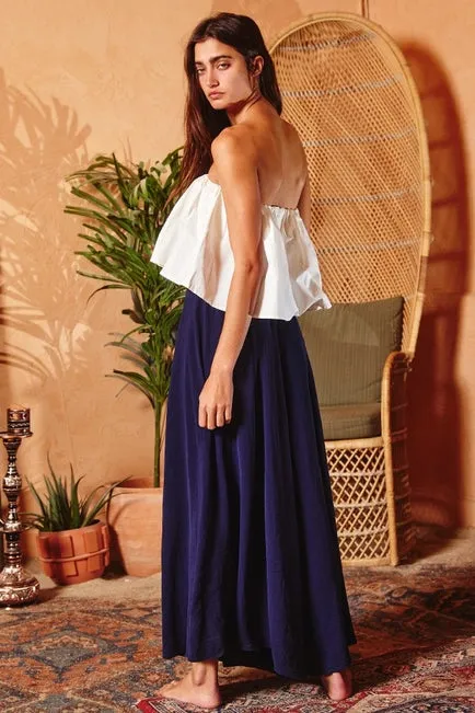 Bucketlist Wide Leg Pants Navy