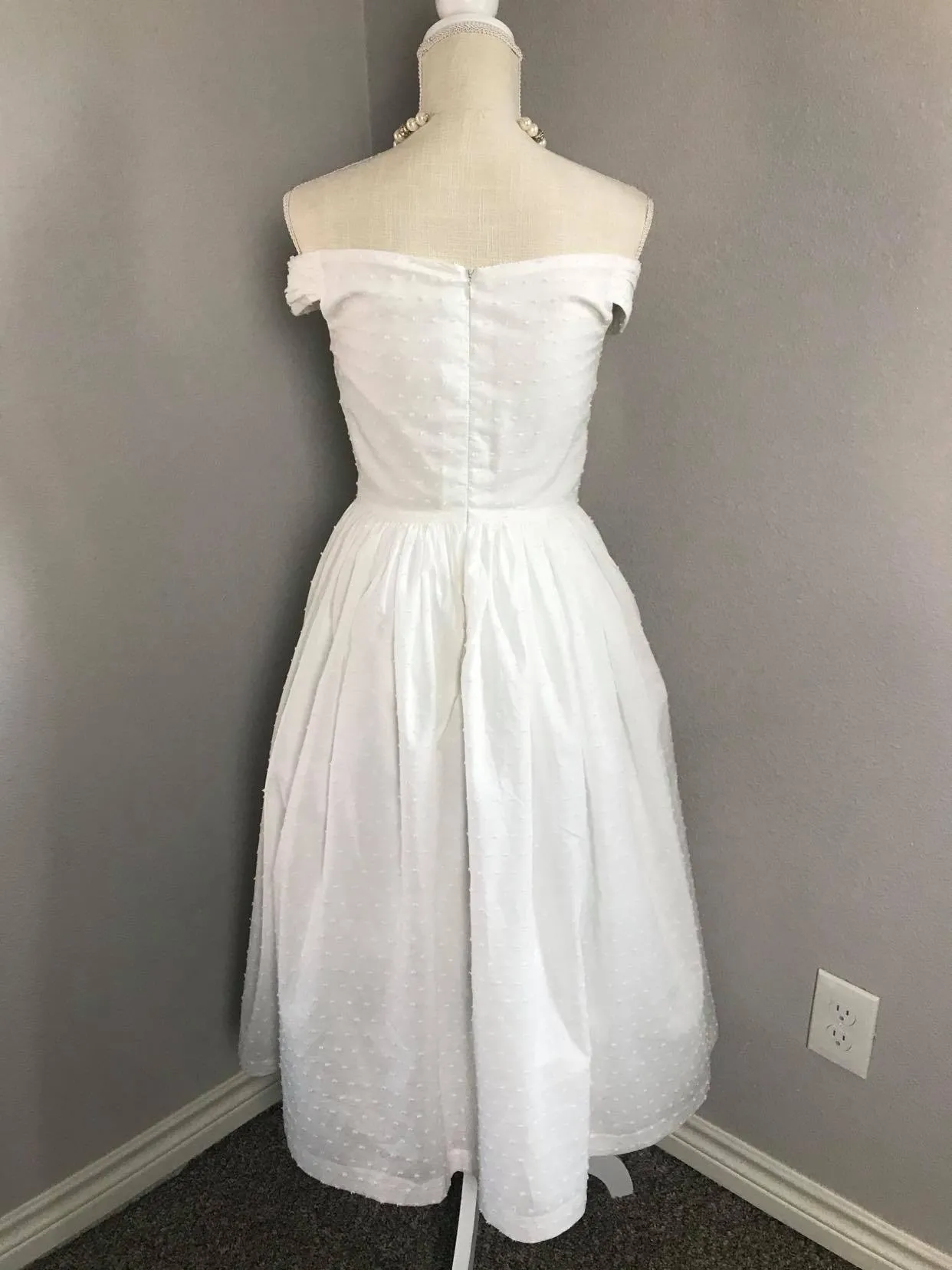 Caroline Dress in White