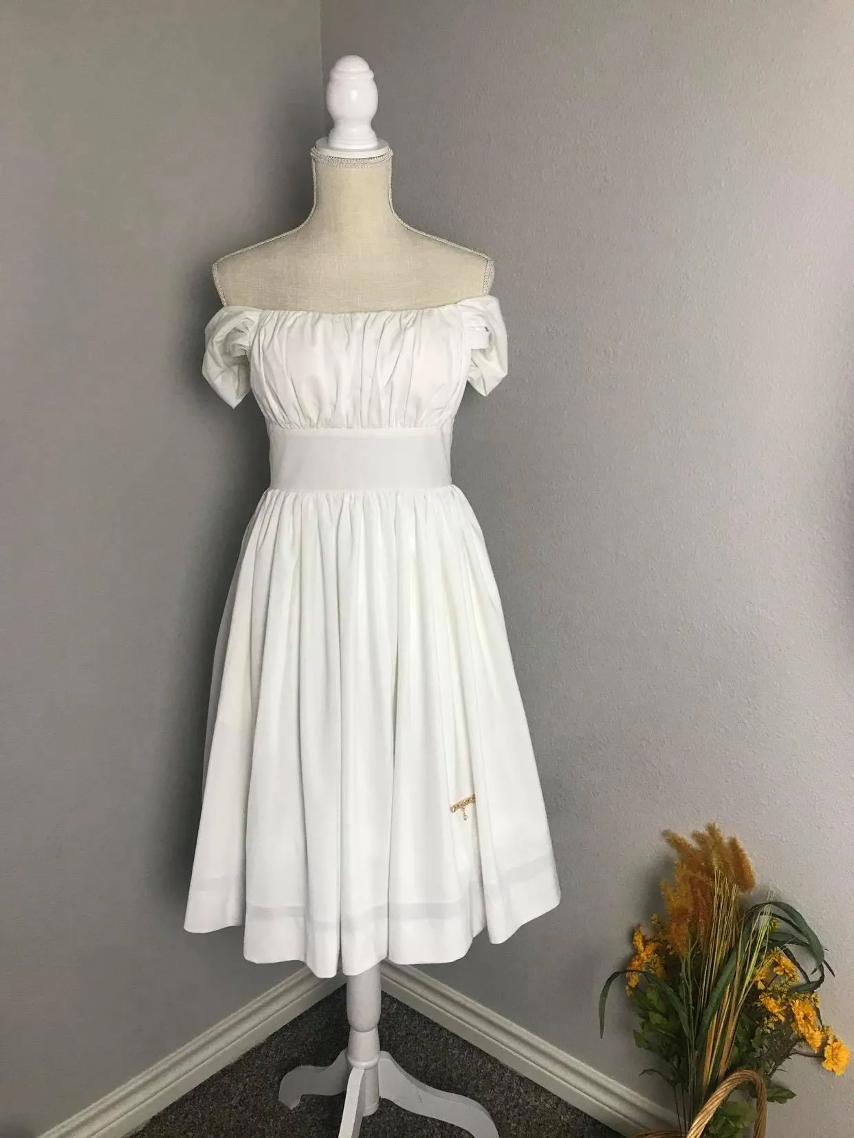 Caroline Dress in White