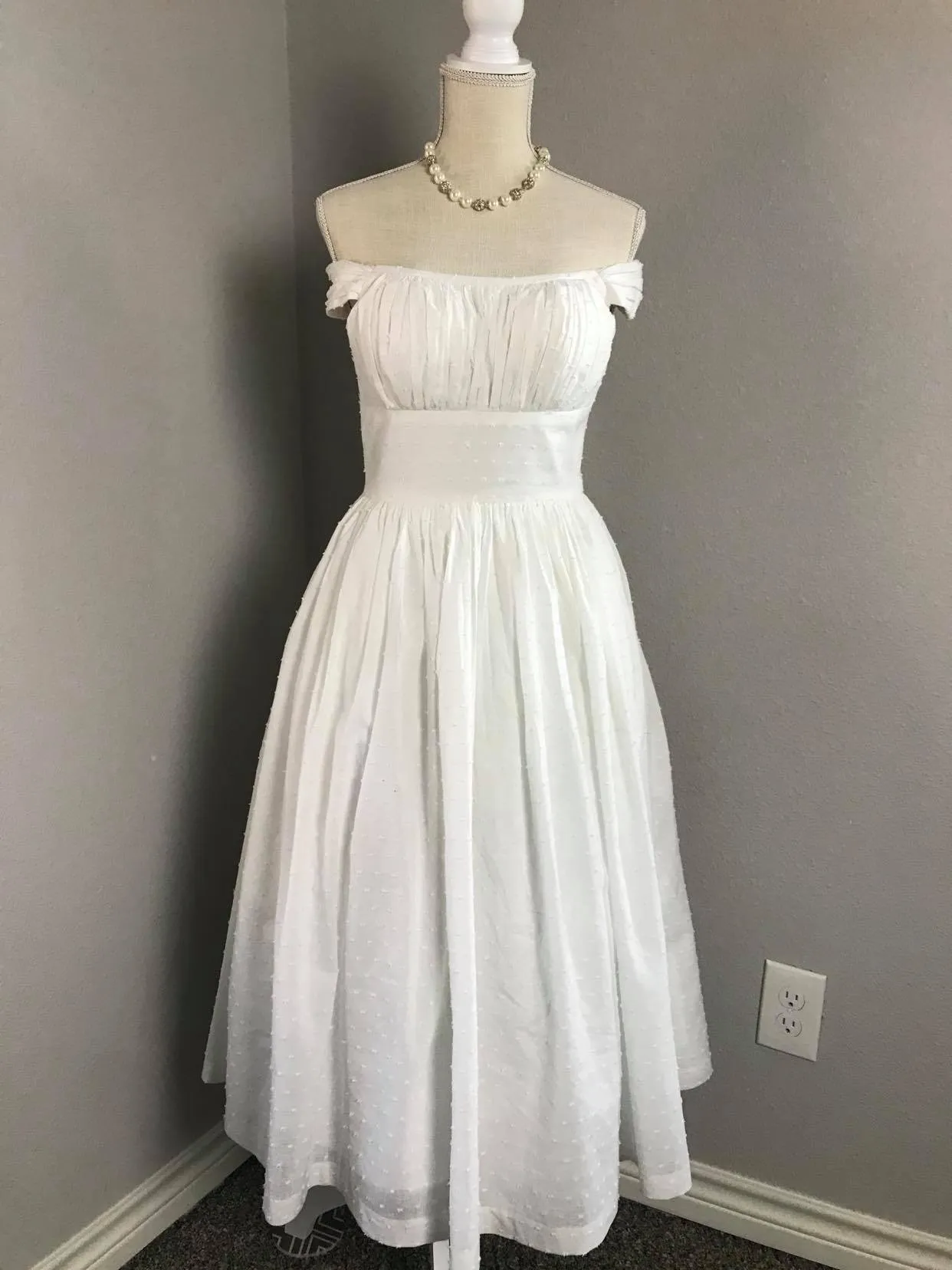 Caroline Dress in White