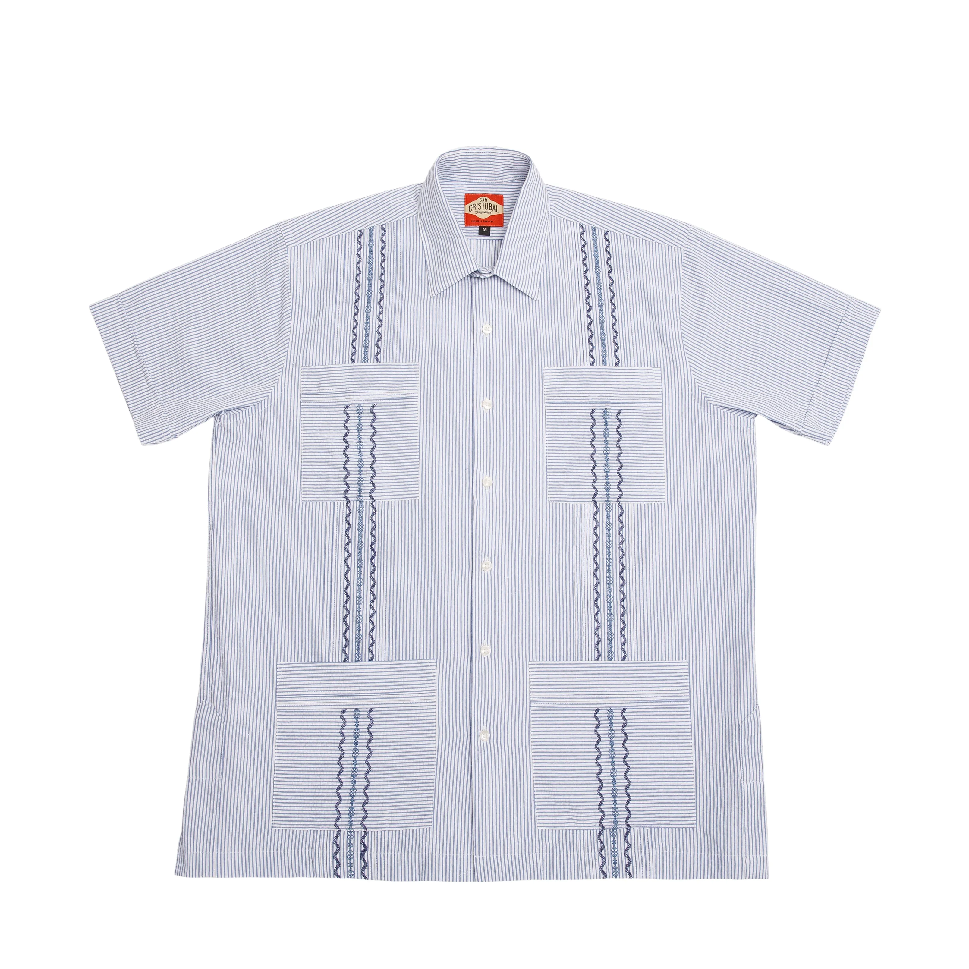 Charleston Classic Guayabera - Blue