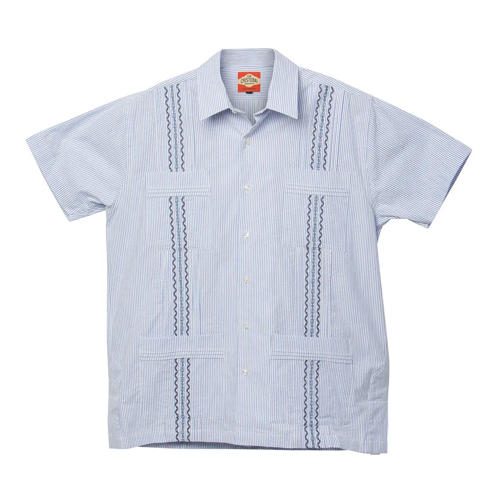 Charleston Classic Guayabera - Blue