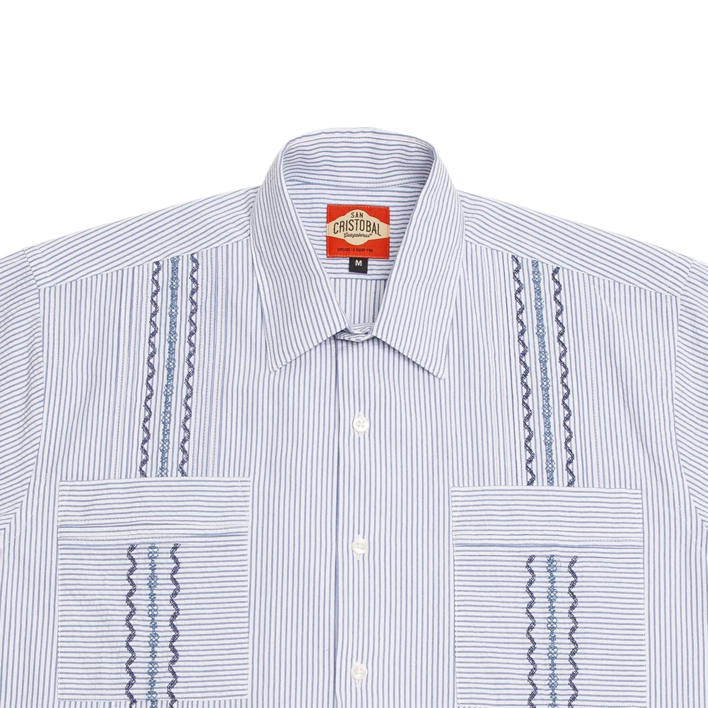 Charleston Classic Guayabera - Blue