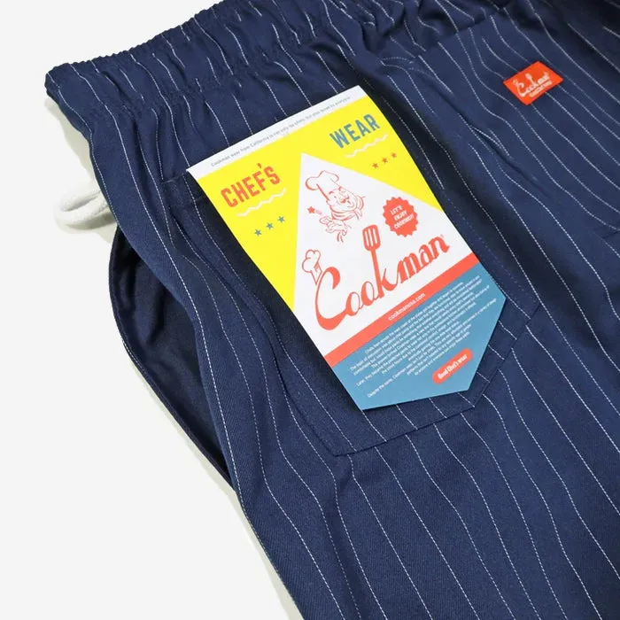 Chef Pants - Navy Pinstripe