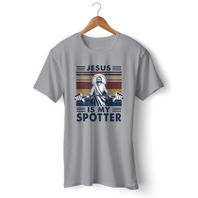 Christian T-Shirt <br> Jesus Is My Spotter