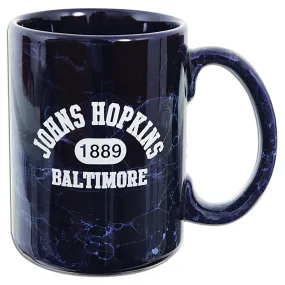 CMBM23 Coffee Mug Cobalt Marble Johns Hopkins Baltimore