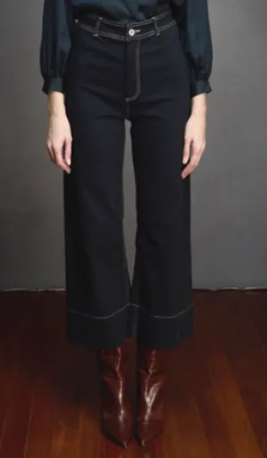 Costa Black Denim Pants