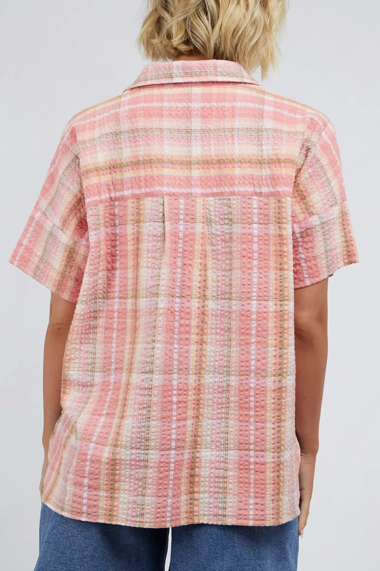 Dawn Shirt in Pink Check