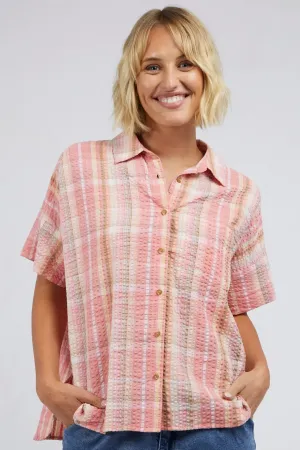 Dawn Shirt in Pink Check