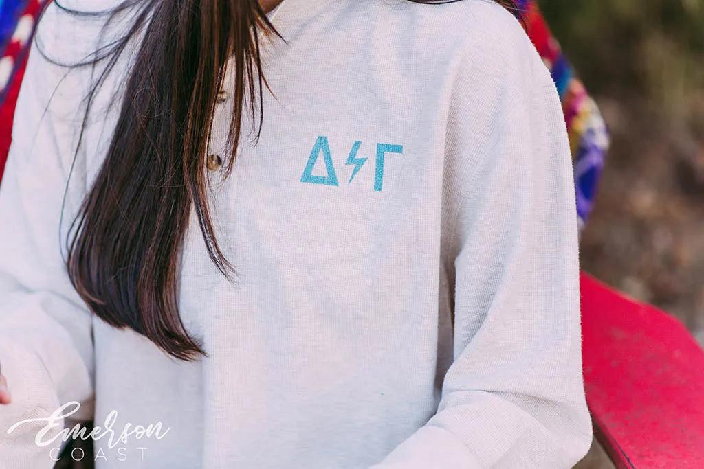 Delta Gamma Oatmeal Thermal Henley