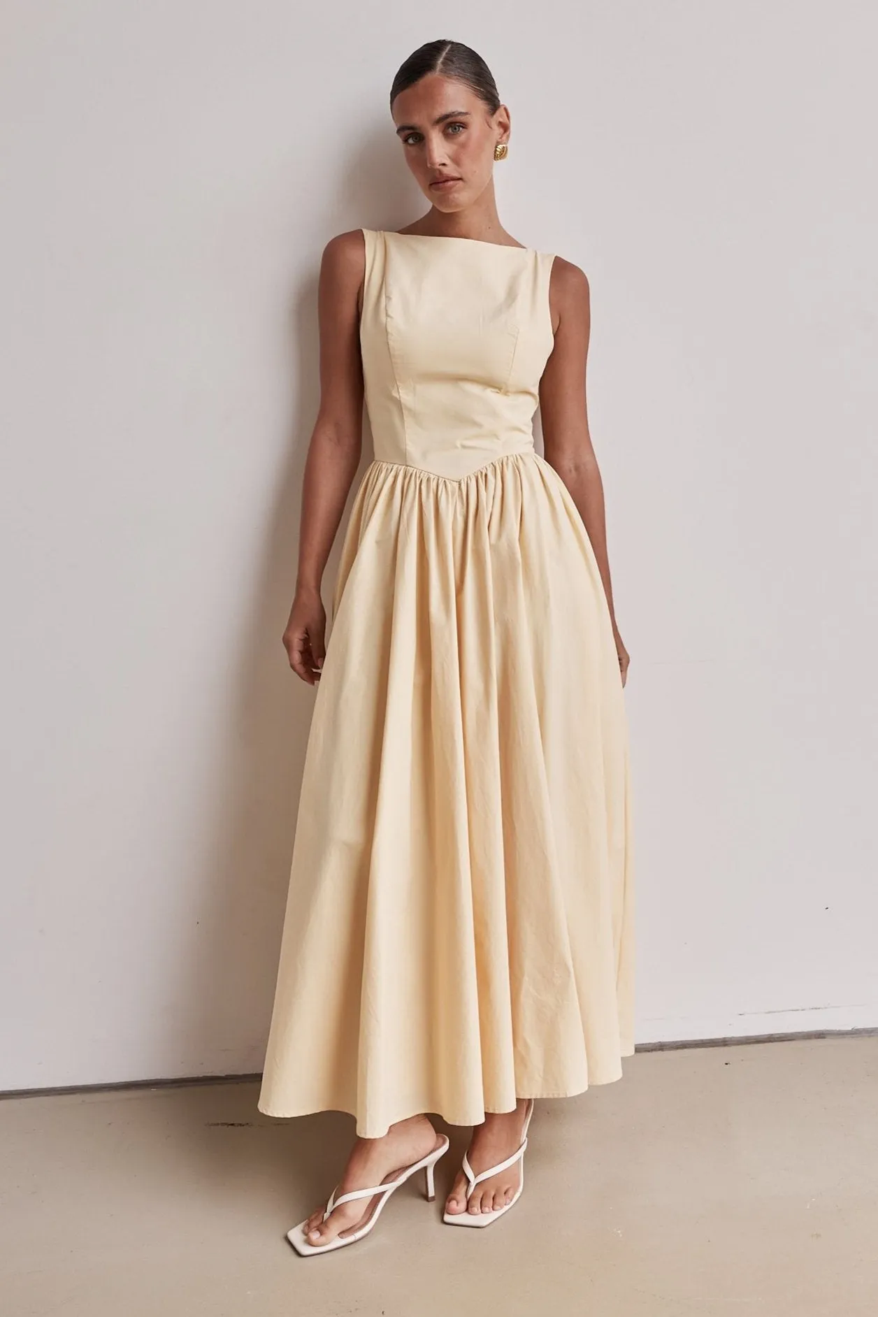 Devin Maxi Dress (Yellow)