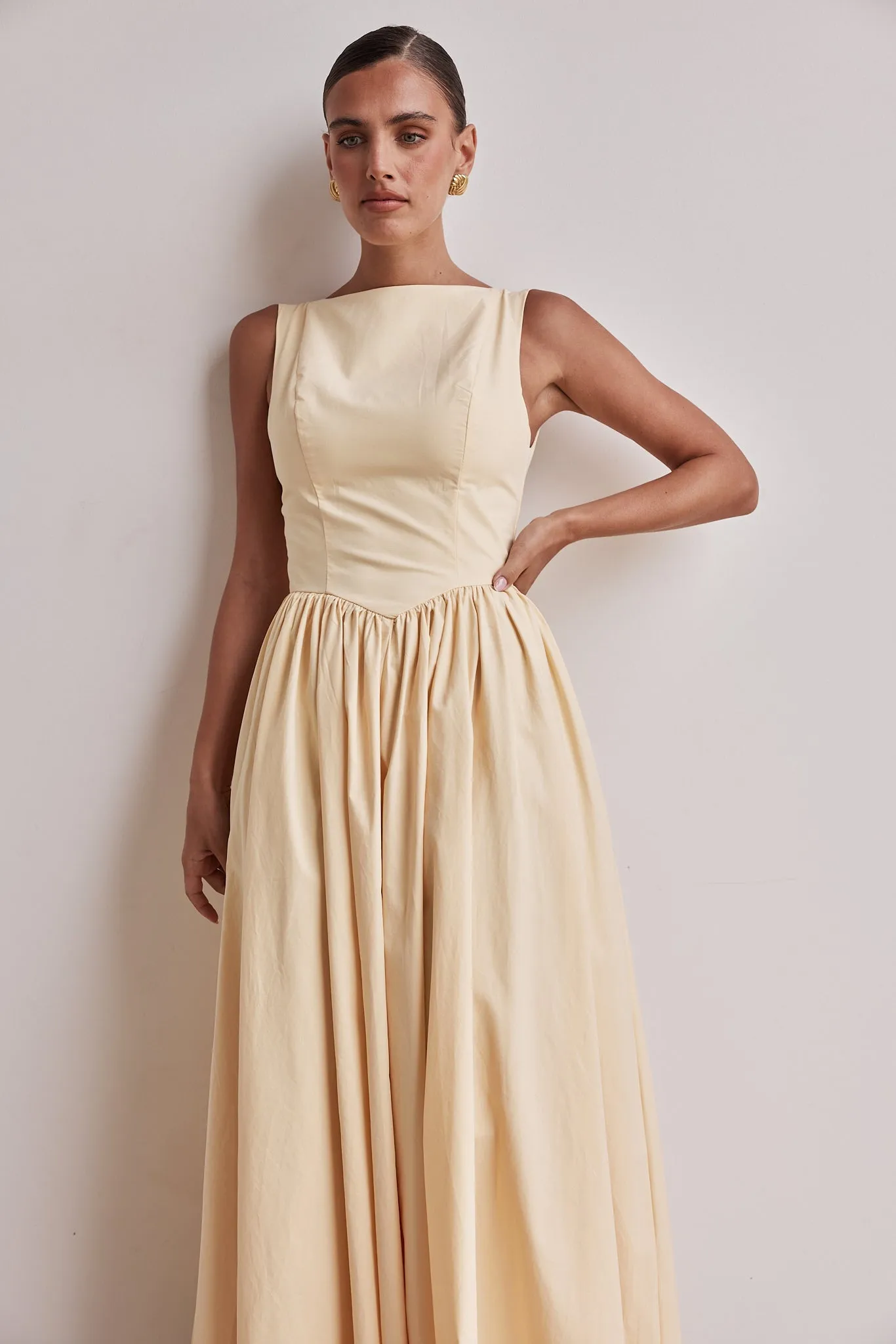 Devin Maxi Dress (Yellow)