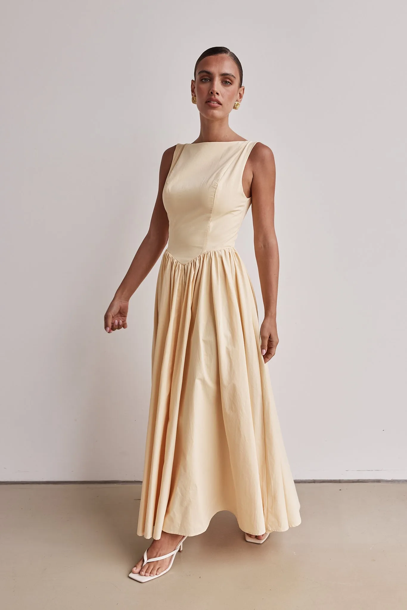 Devin Maxi Dress (Yellow)