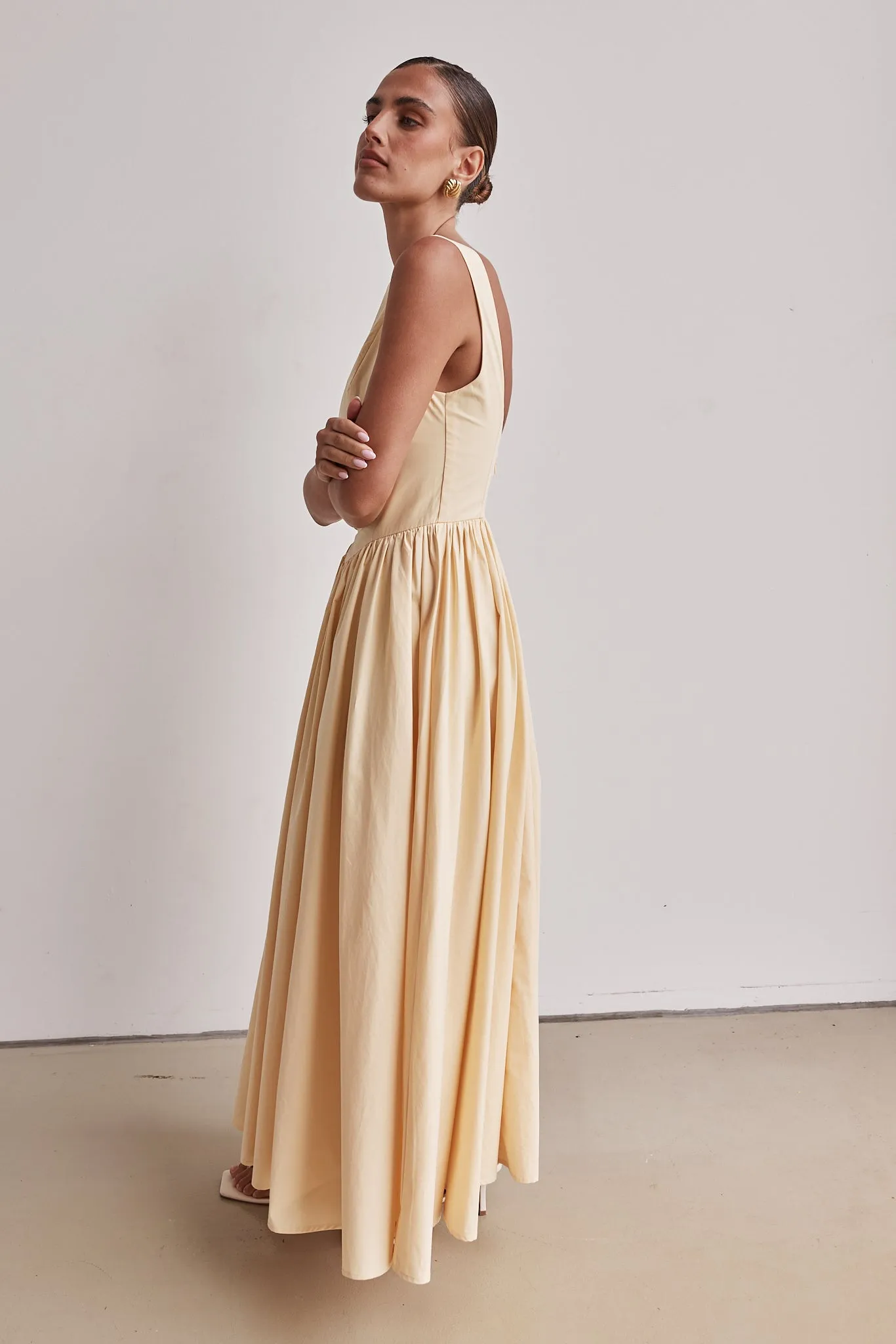 Devin Maxi Dress (Yellow)