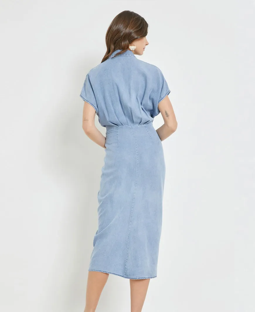 Dini Denim Midi Dress