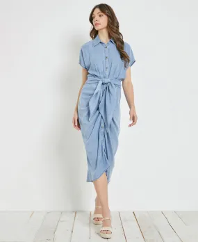 Dini Denim Midi Dress