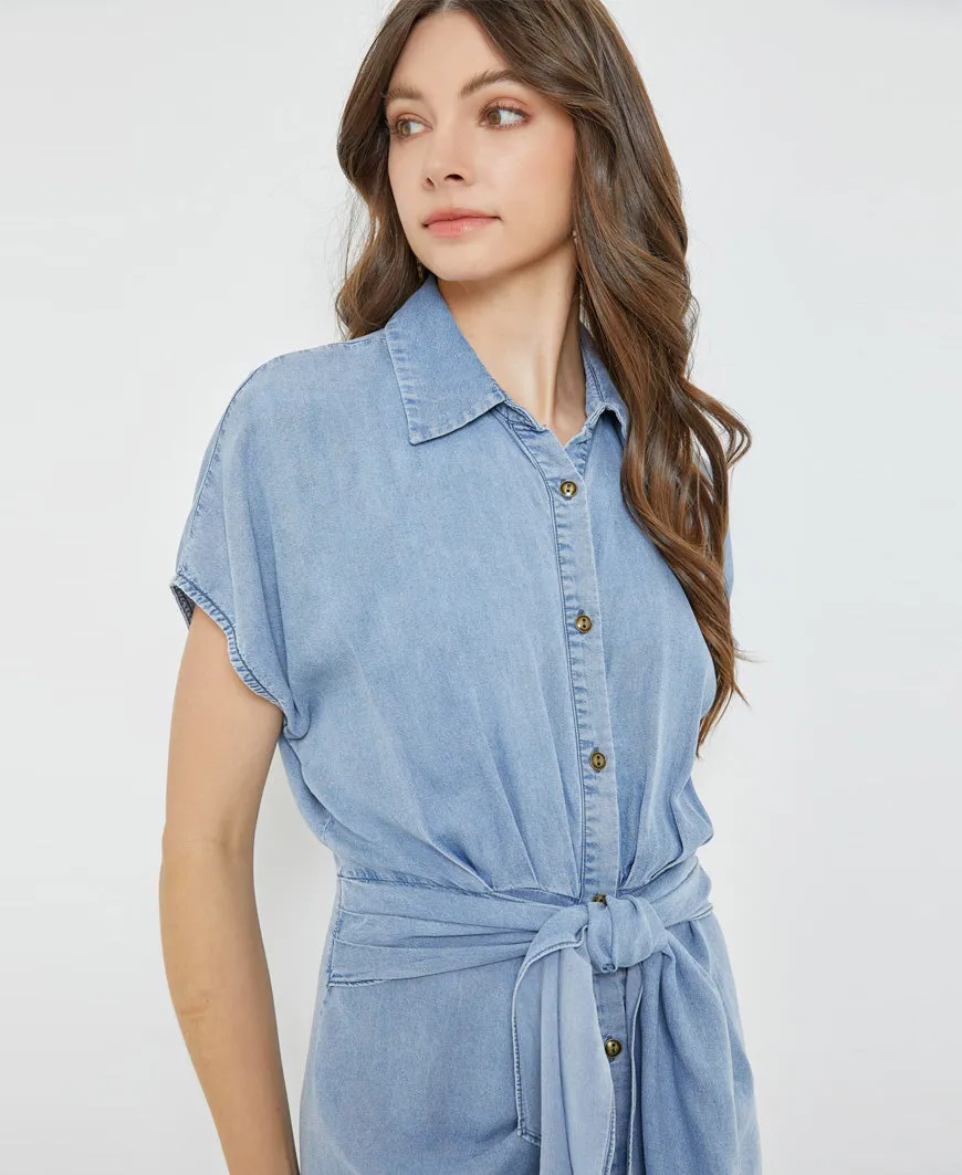 Dini Denim Midi Dress