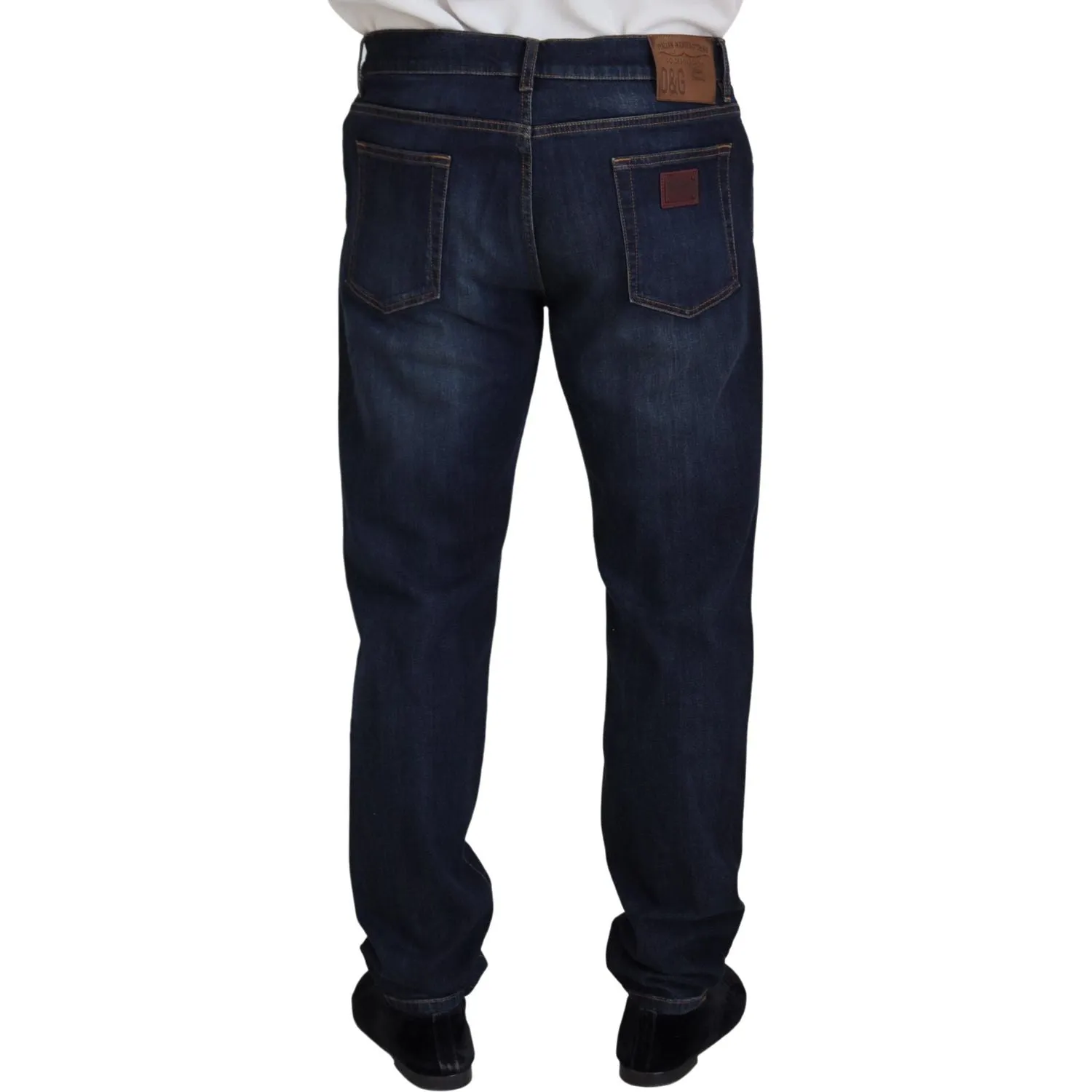 Dolce & Gabbana Elegant Blue Denim Pants