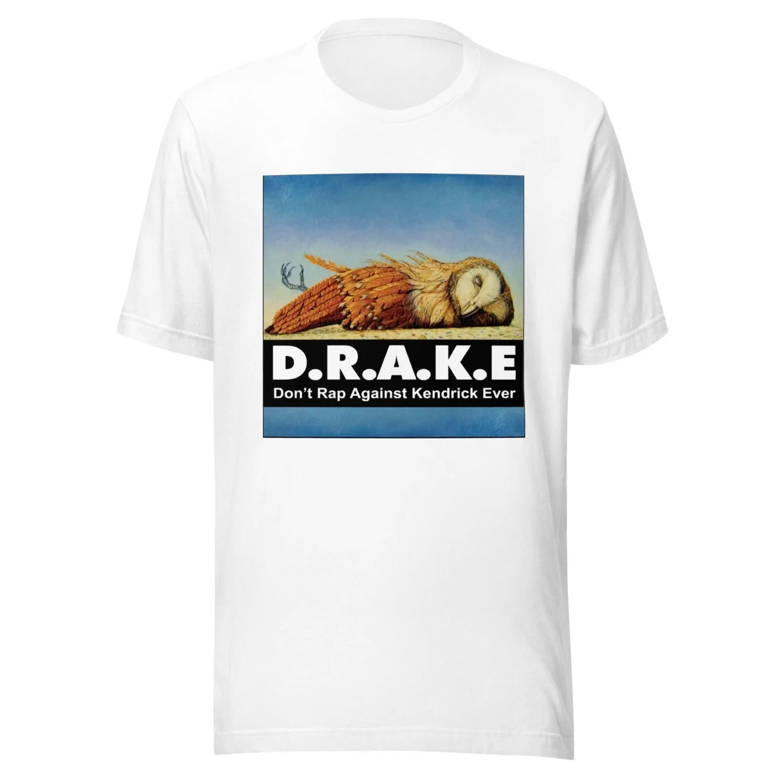 D.R.A.K.E. Drake Don't Rap About Kendrick Ever Short Sleeve Crew Neck Top