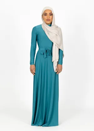 Elara Satin Maxi Dress