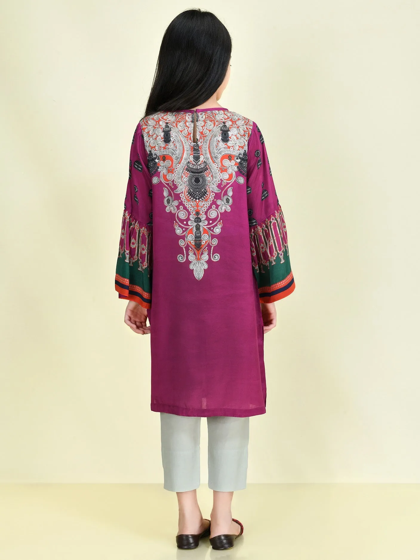 Embellished Thai Silk Suit