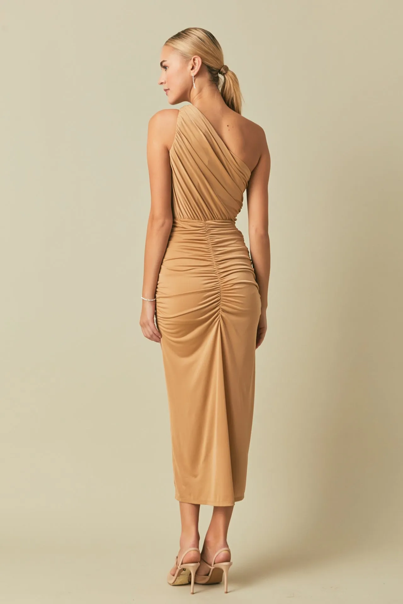 Endless Rose - One Shoulder Maxi Dress