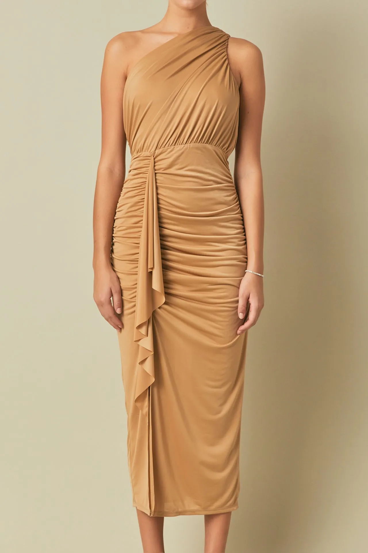 Endless Rose - One Shoulder Maxi Dress