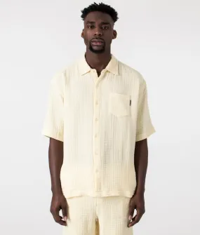 Enzi Seersucker Short Sleeve Shirt